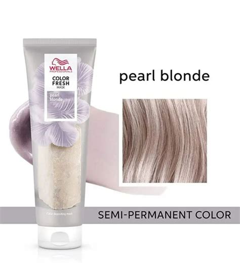 Wella Color Fresh Pearl Blonde Оттеночная маска 150 мл купить с