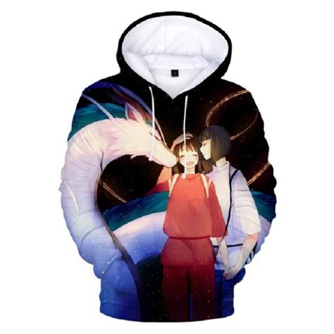 Bluzy Anime Spirited Away 3d Print Z Kapturem Bluz 12578733018 Allegro Pl