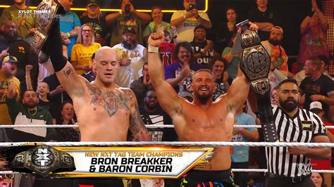 Bron Breakker Y Baron Corbin Nuevos Campeones De Parejas NXT