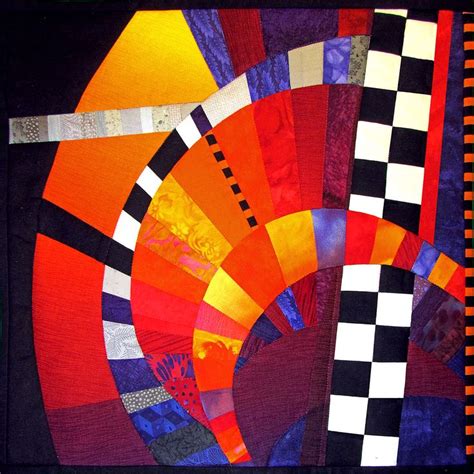 Flights Of Fancy Mini Art Quilt By Nancy Messier Contemporary Quilts Quilts Mini Quilts