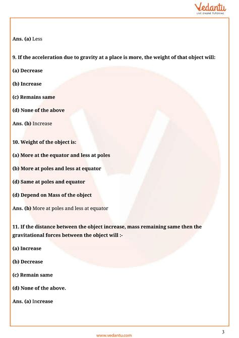 Solution Cbse Class Science Chapter Gravitation Important