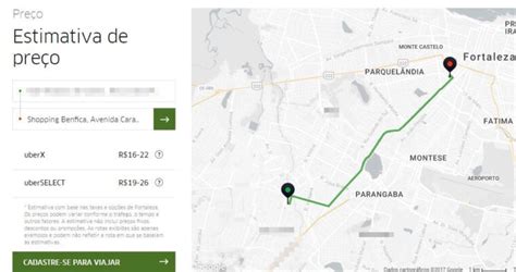 Como Fazer Estimativa De Viagens Do Uber Pelo Computador