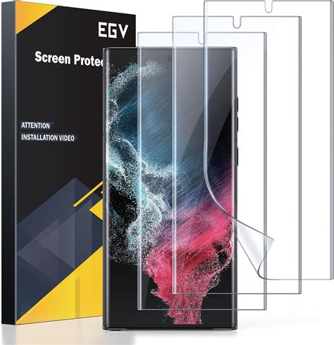 Amazon EGV 3 Pack For Samsung Galaxy S22 Ultra 6 8 Inch Not