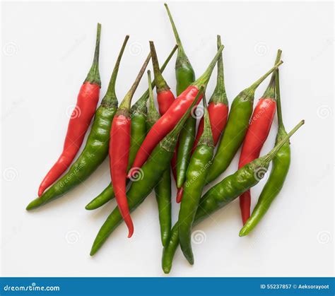 Red And Green Chili Pepper Stock Image Image Of Burning 55237857