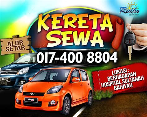 Alor Setar Airport Car Rental Start From RM90/day
