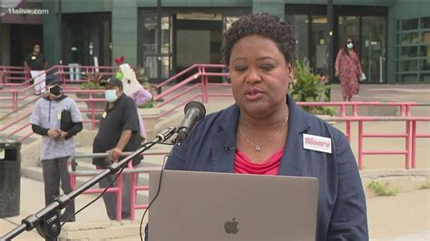 Atlanta Mayoral Candidate Lays Out Public Safety Plan Youtube