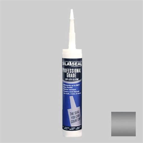 Aluminum Silicone Sealant Professional Grade | Case of 12 | Sila Seal