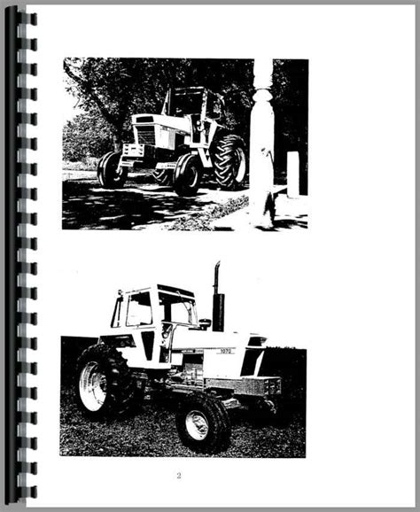 Case 1070 Tractor Operators Manual