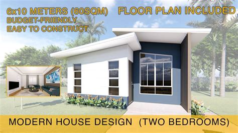 Small House Design Idea 8x10 Meters 80sqm With Three