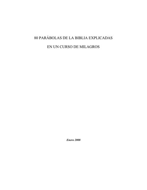 80 Parábolas de la Biblia Explicadas