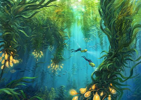 Kelp Forest By Cory Strader R ImaginarySeascapes