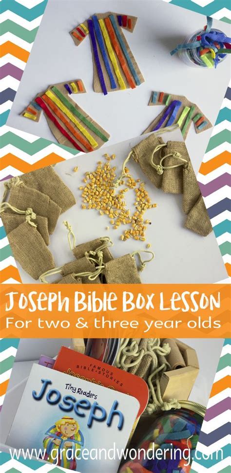 Joseph Bible Box Lesson For Two Year Olds Genesis Sunday School