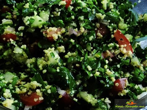 Petersiliensalat Mit Couscous Auf Marokkanische Art