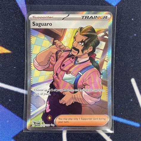 Saguaro 255 193 Pokémon TCG Scarlet Violet Paldea Evolved Full Art eBay