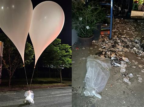 Desertores Norcoreanos Reenvian A Corea Del Norte Globos Con Mensajes