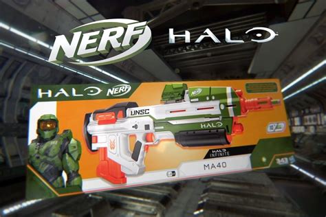 Halo Infinite Nerf Ma40 Lanzador Dardos Automatico Original Envío Gratis