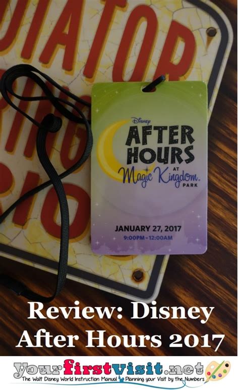 Disney After Hours For 2017