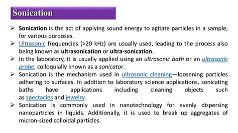 Probe Sonicator PPT