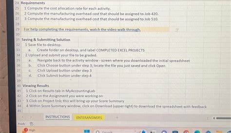 Solved Activity Based Costing Lean Operations And The Chegg