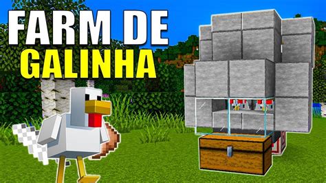 Melhor Farm De Galinha Autom Tica Do Minecraft Minecraft