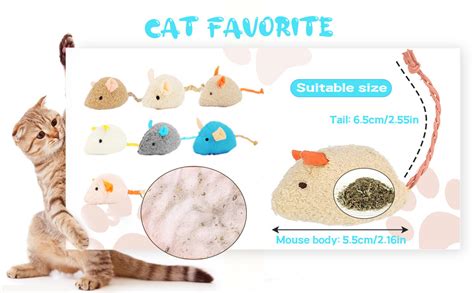 Lot De Souris Herbe Chat Pour Chat D Int Rieur Jouets En Peluche