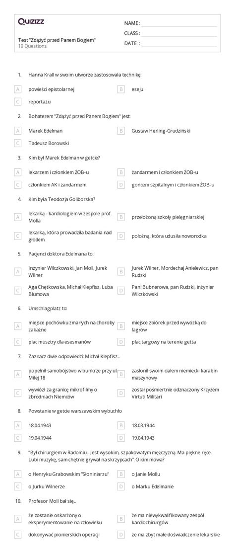 Ponad Pisanie Eseju Arkuszy Roboczych Dla Klasa W Quizizz