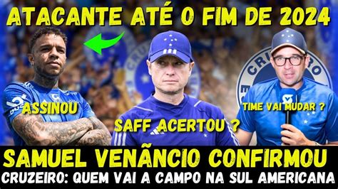 Atacante At O Fim De Samuel Ven Ncio Confirmou Rafael Bilu