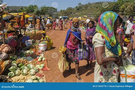 Onukudelli Market In Odisha India Editorial Image Image Of Bonda