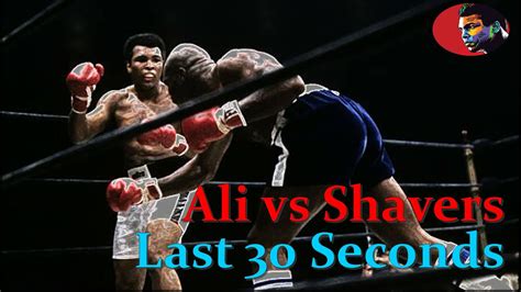 Muhammad Ali Vs Earnie Shavers Last 30 Seconds Fight INCREDIBLE WAR