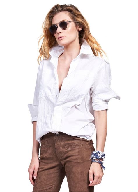 13 Ways To Up Style A Plain White Shirt Rolled Up Sleeves Shirt