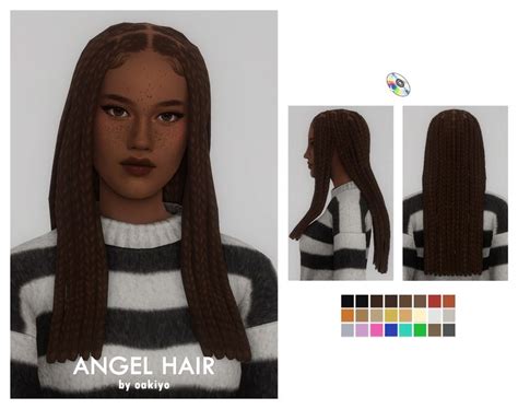 Angel Hair Oakiyo Sims Love Sims 4 Maxis Match