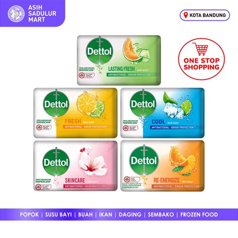 Jual Dettol Sabun Batang Lasting Fresh Fresh Cool Re Energize Skincare 60gr Bar Soap