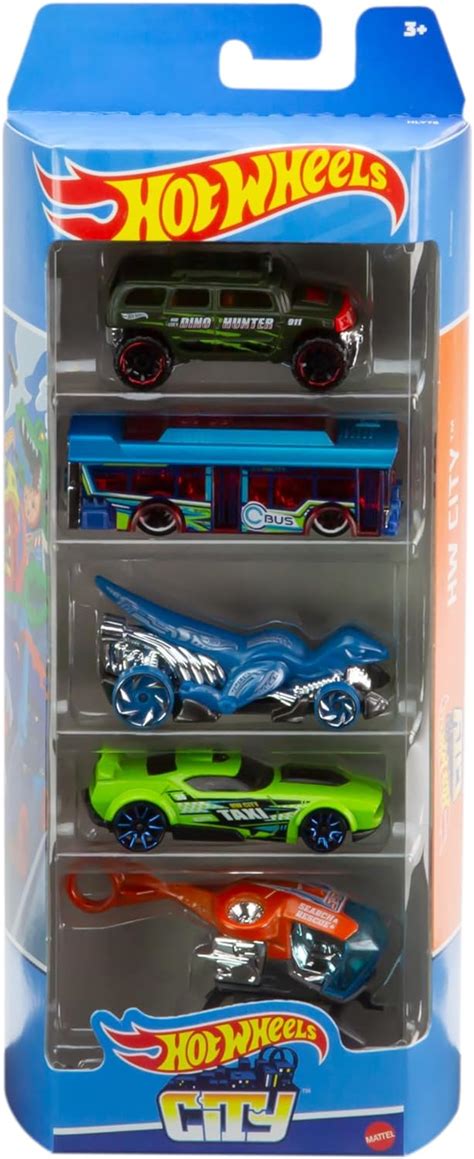 Paquete De 5 Unidades De Hot Wheels Los Estilos Pueden Variar