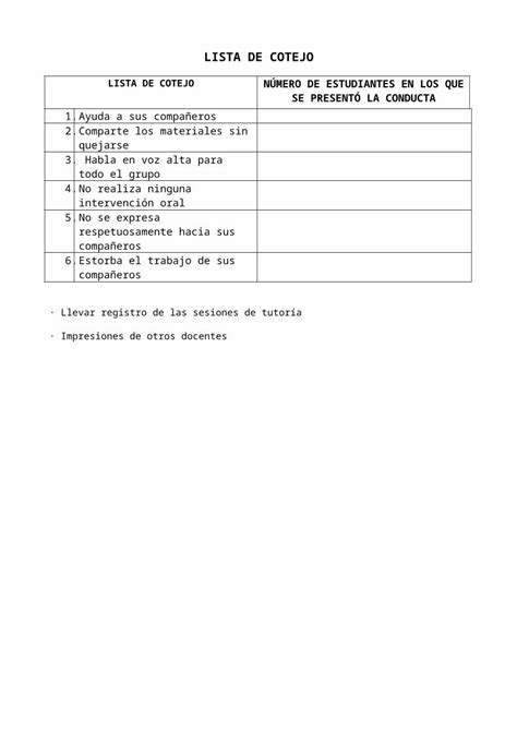 Doc Lista De Cotejo Dokumen Tips