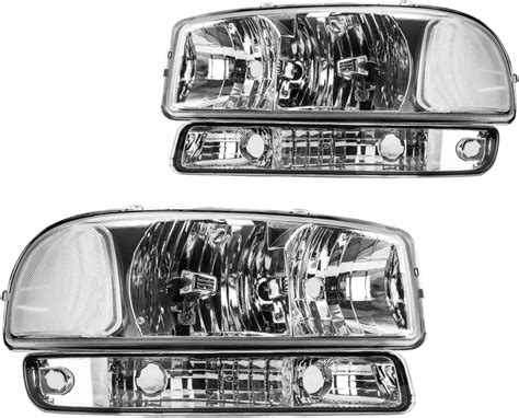 Amazon KAC Headlights Assembly Headlight Assembly Set Pair