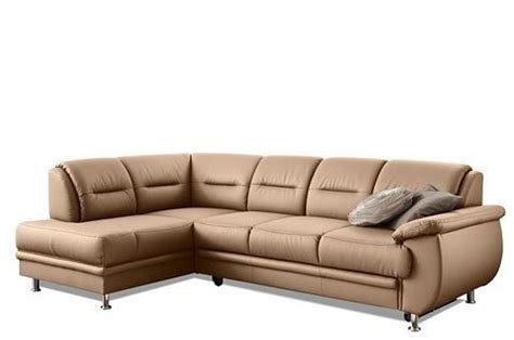 Leder Ecksofa Xl Links Mit Schlaffunktion Cappuccino Sofas Zum