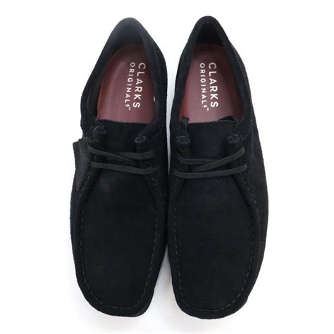 メンズ Clarks クラークス Wallabee GTX ワラビーゴアテックス スエード 26149449 BLACK SUEDE