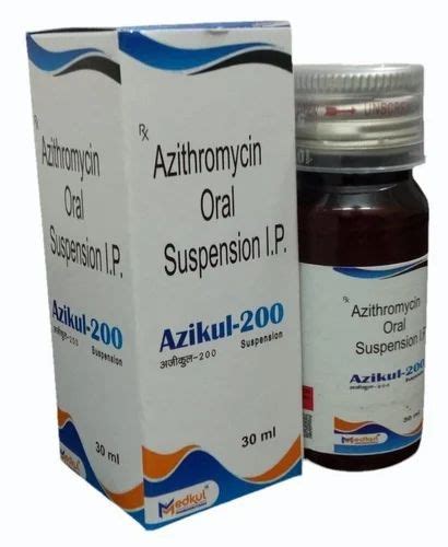 Azithromycin Oral Suspension IP 200mg 5ml At Rs 102 In Patna ID