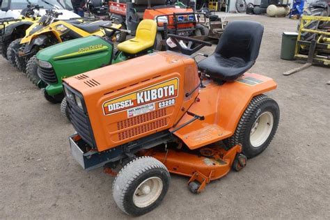 Kubota G3200 Diesel With 40 Deck Live And Online Auctions On