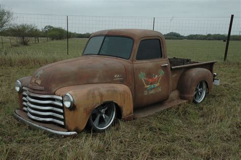 1952 Chevrolet Rat Rod Patina Shop Truck Hot Rod Pro Touring 3100 Apachie Street Classic