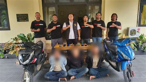 Resmob Polres Manggarai Barat Amankan Tiga Orang Spesialis Curanik Di