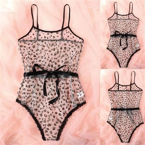 Body Sexy Dentelle Lingerie Pyjamas Femmes Sous Vêtements Vêtements De Nuit Combinaison Teddy