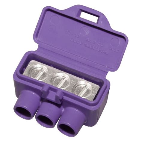 Alumiconn Port Al Cu Pack Purple Al Cu Wire Connectors In The Wire