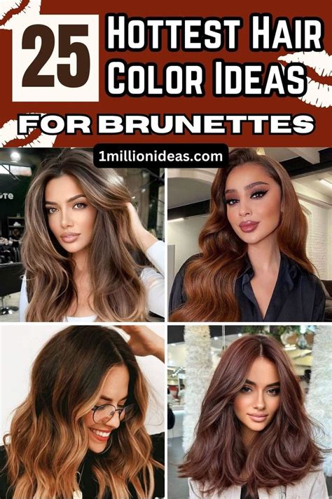 25 Hottest Hair Color Ideas For Brunettes In 2024 Brunette Hair Color Spring Hair Color