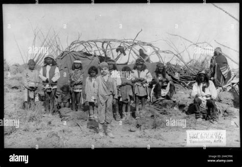 The Captive White Boy Santiago Mckinn In Geronimos Camp With Group