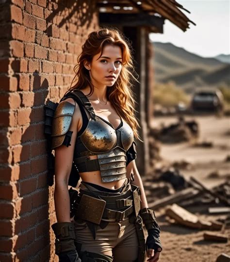 In A Post Apocalyptic Town Scrap Armor L