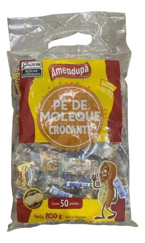 Pé De Moleque Crocante 800g C 50 Doces De Festa Junina MercadoLivre