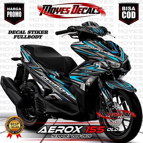 Jual Decal Aerox Old Full Body Stiker Motor Aerox Old Full