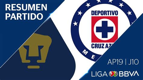 Resumen Y Goles Pumas Vs Cruz Azul Jornada 10 Apertura 2019