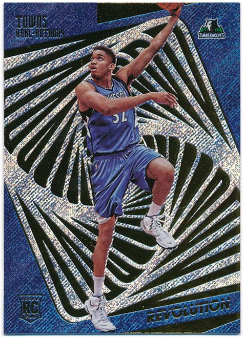 Karl Anthony Towns NBA 2015 16 Panini Revolution RC 118 Rookie Card